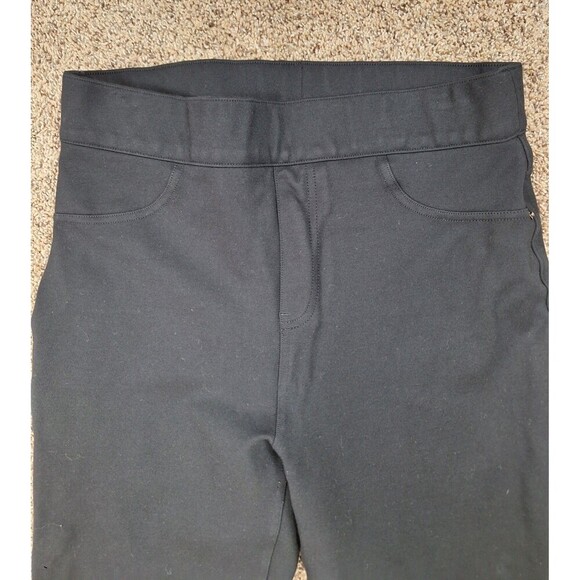 SPANKS ANKLE LEGGINGS JEGGINGS‎ Pull-On PANTS BLACK Size Large - Picture 3 of 7